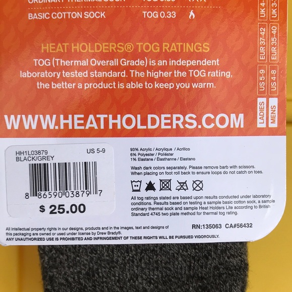Heat Holders- Thermal Sock Lite - Picture 7 of 8